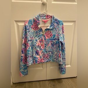 Lilly Pulitzer cropped pop over